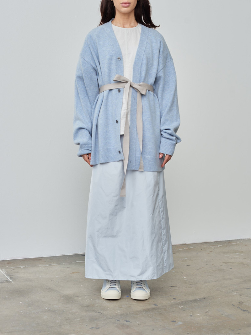 SOFIE D'HOORE Mask Cardigan - Arctic Blue outlook