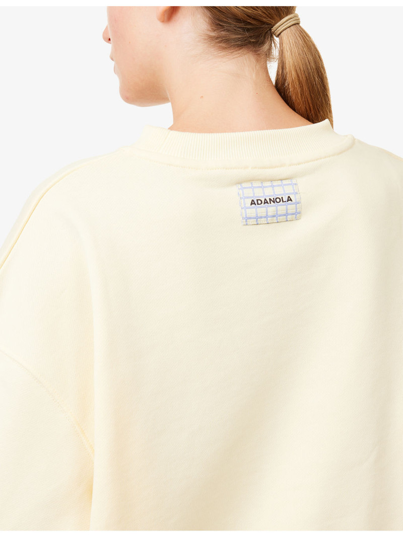 Retro Sport Oversized Cotton-Jersey Sweatshirt 5