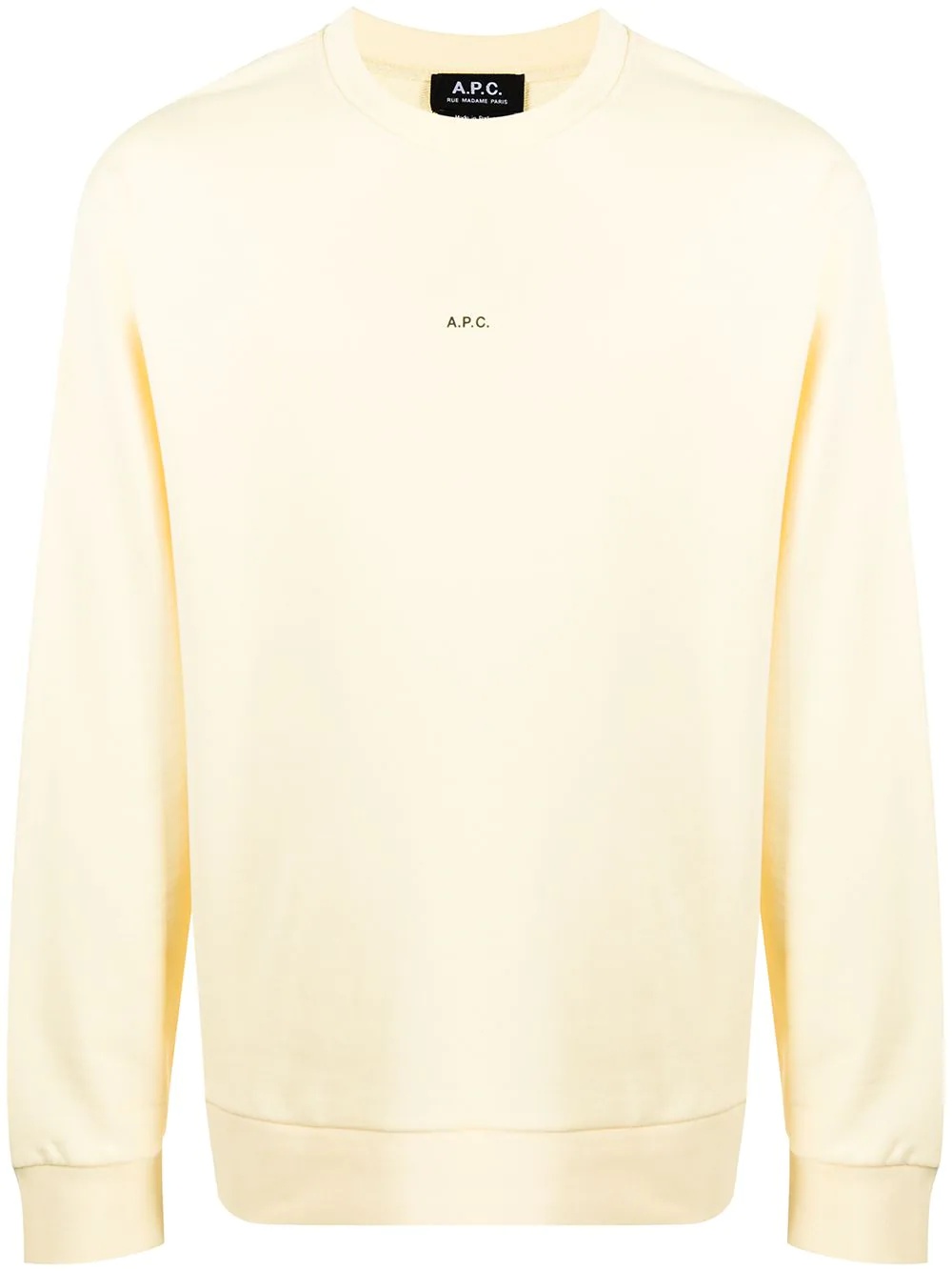 logo-print cotton sweatshirt - 1