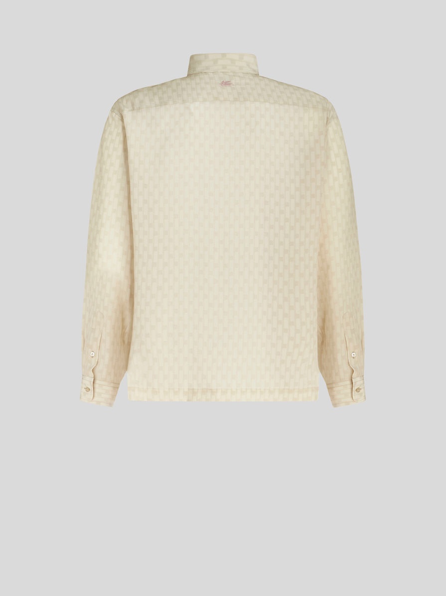 BOWLING SHIRT WITH PLACED PRINT - 6