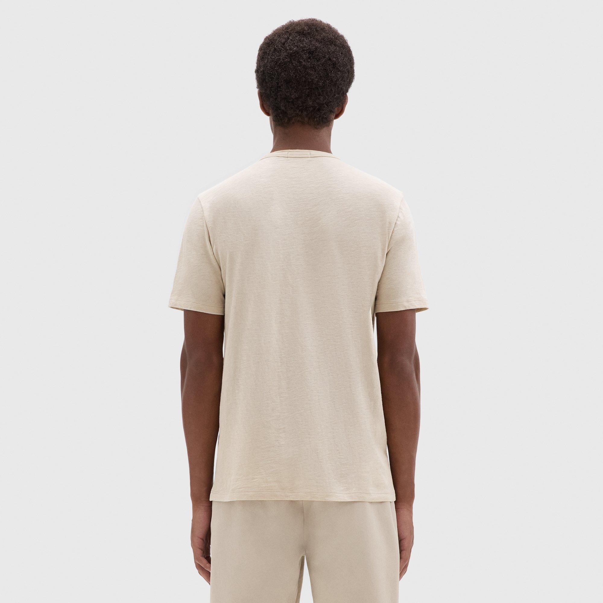Essential Tee in Cosmos Slub Cotton - 4