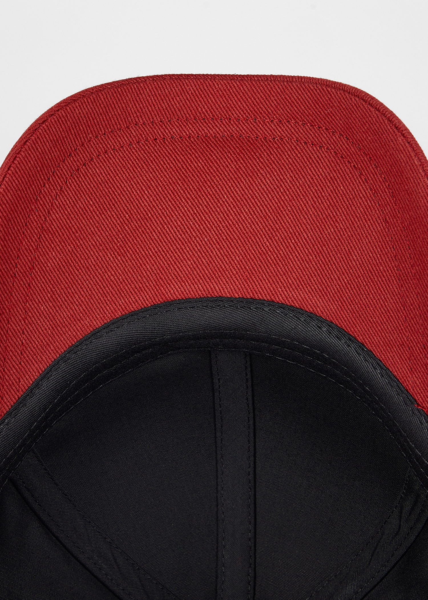 Burgundy 'Signature Stripe' Trim Baseball Cap - 4