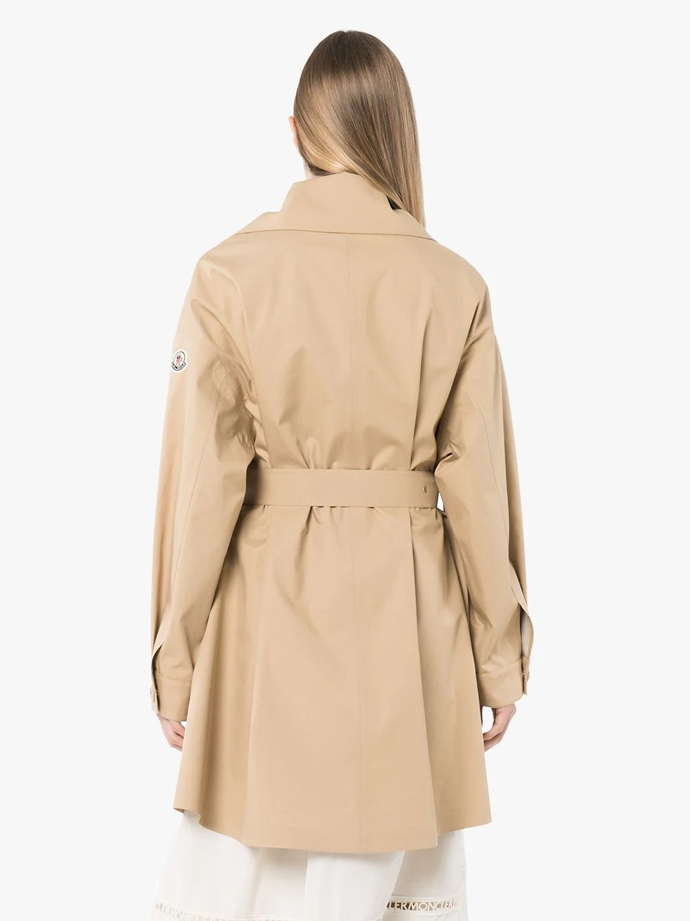 belted trench coat - 4