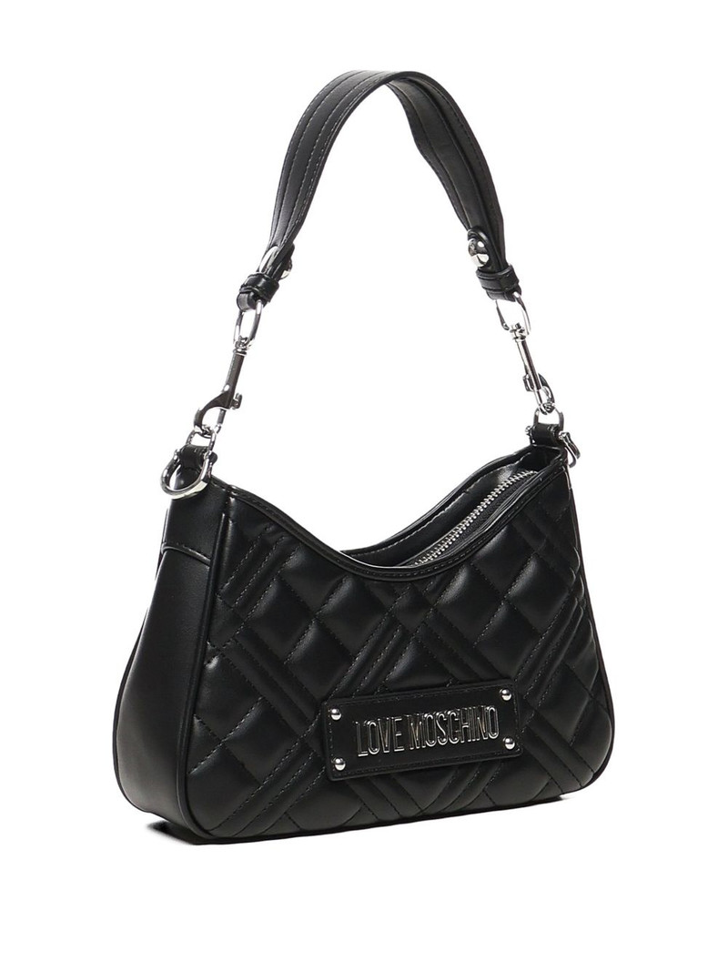 Moschino quilted logo shoulder bag outlook