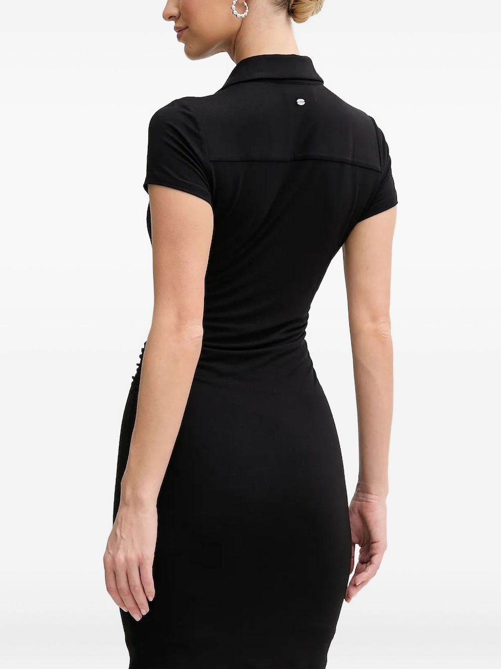 polo-neck mini dress - 2