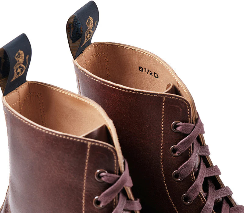 PRE-SALE LK-048 Montgomery Boots Horween SHF Horsehide Havana - 7