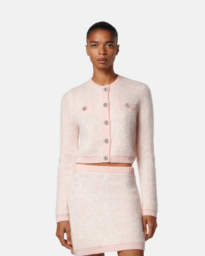 Jacquard Mohair Knit Cardigan 4