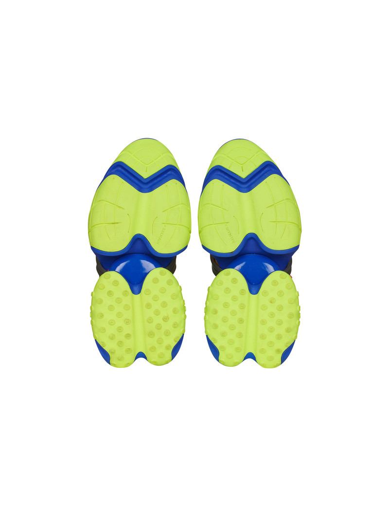 Multicolor neoprene and leather Unicorn low-top sneakers 4