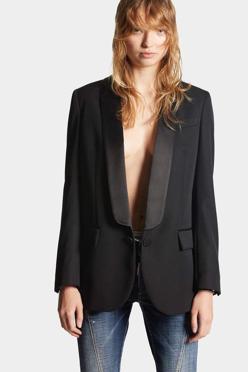CRYSTAL FRINGED BLAZER - 4