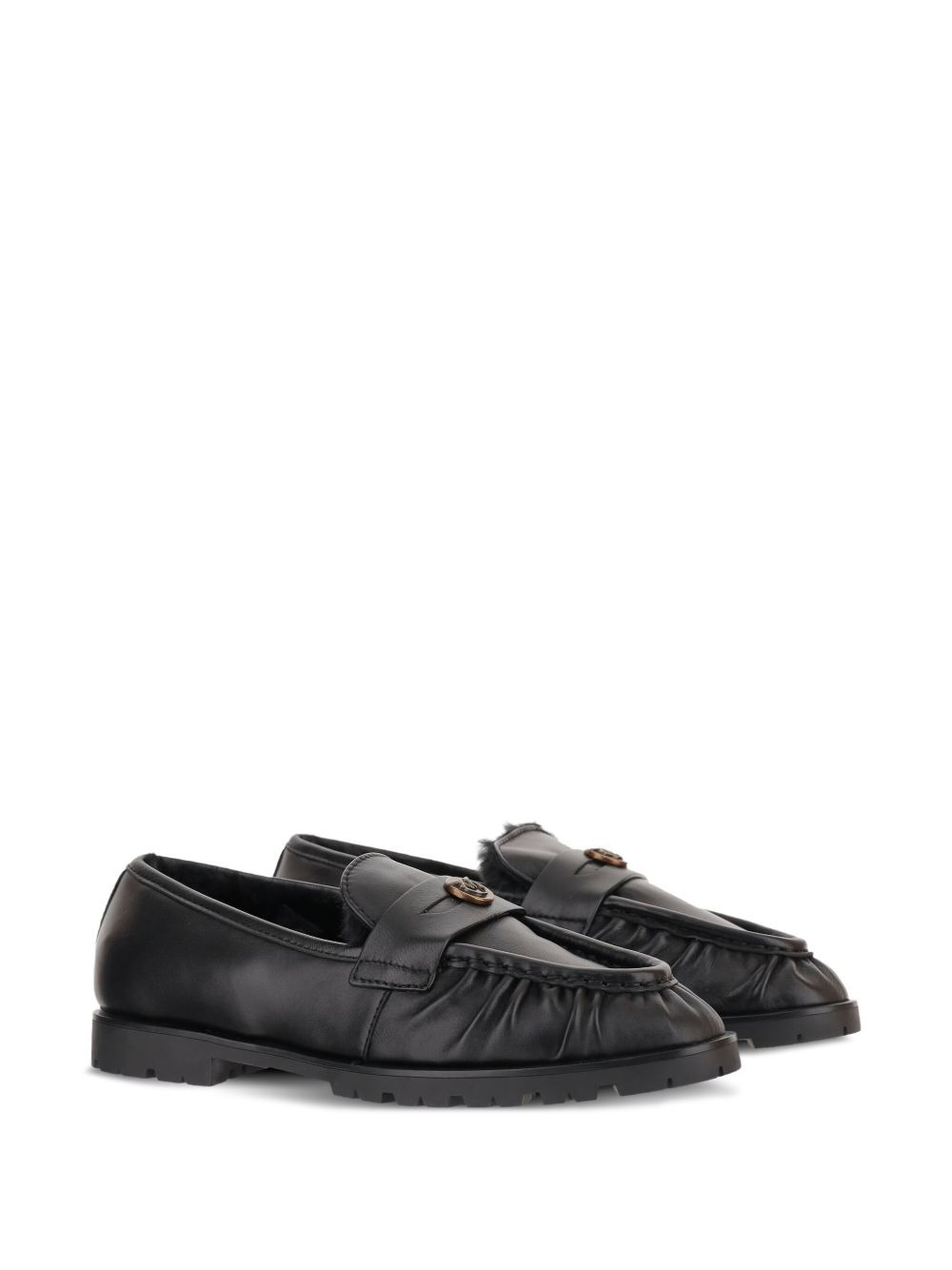 nappa leather loafers - 2