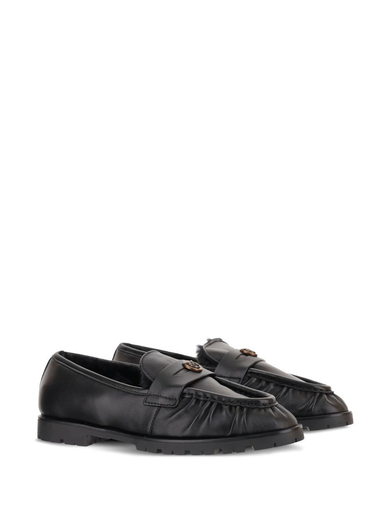 PINKO nappa leather loafers outlook