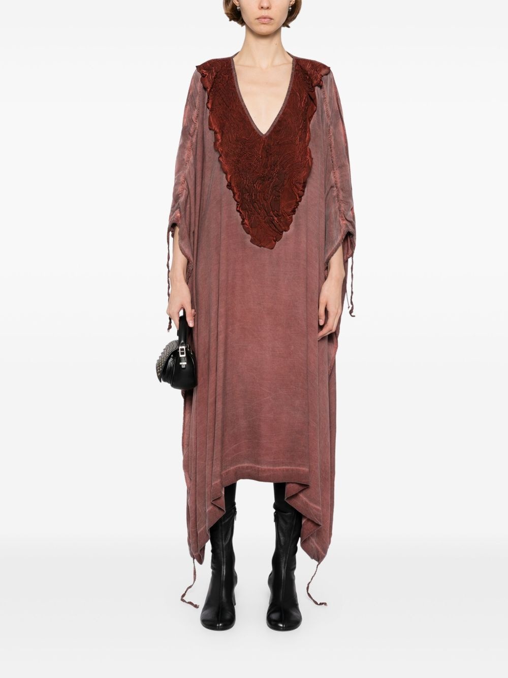 V-neck dress - 2