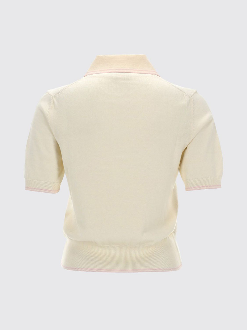 A. P.C. Knit Cotton Polo with Ribbed Collar and Trims 3