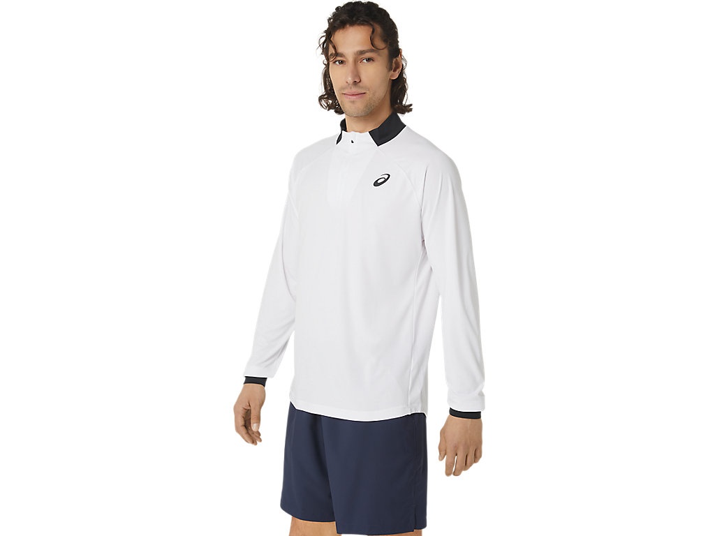 MEN'S COURT LONG SLEEVE 1/2 ZIP TOP - 3