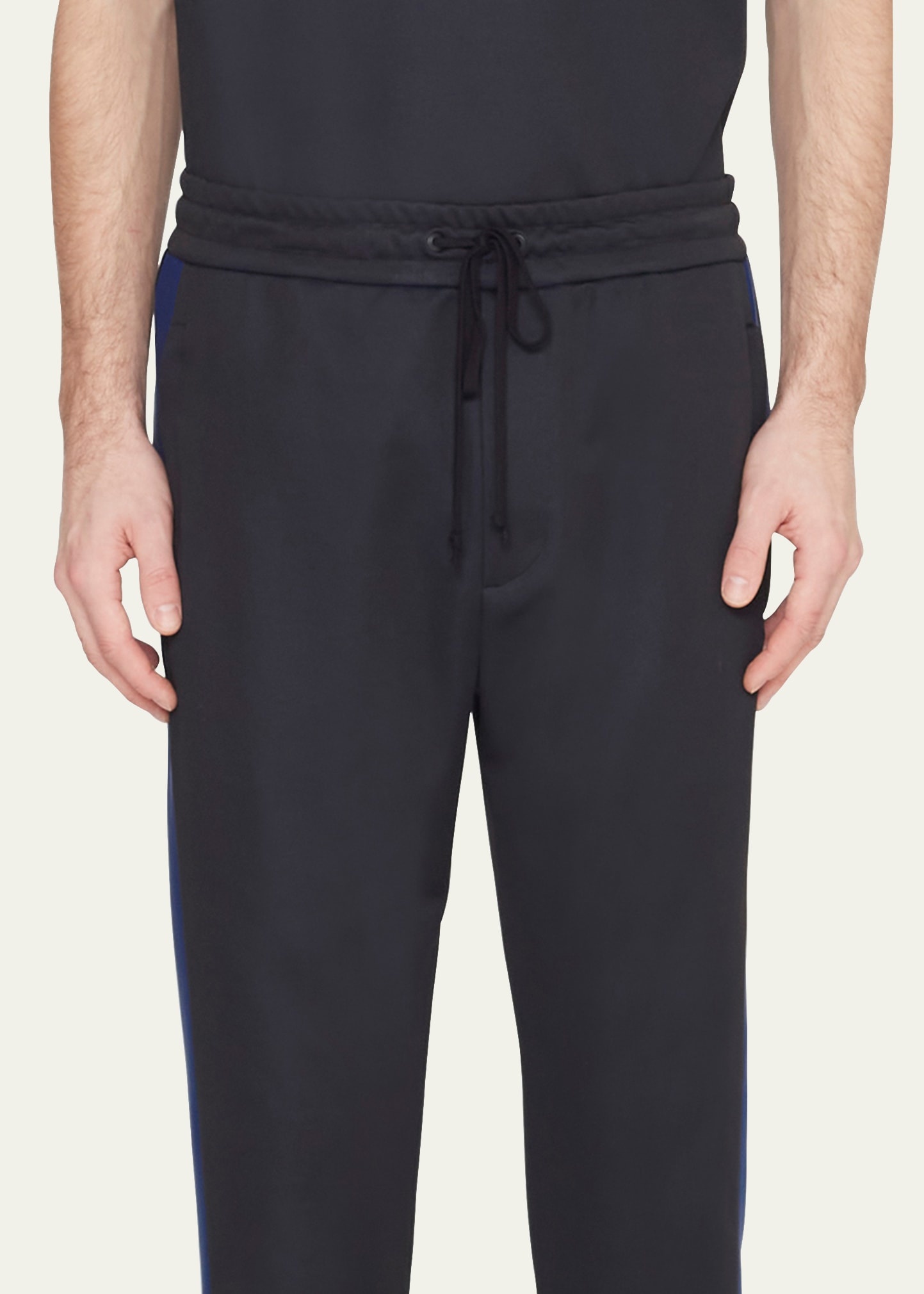 Men's Jersey Side-Stripe Track Pants - 5