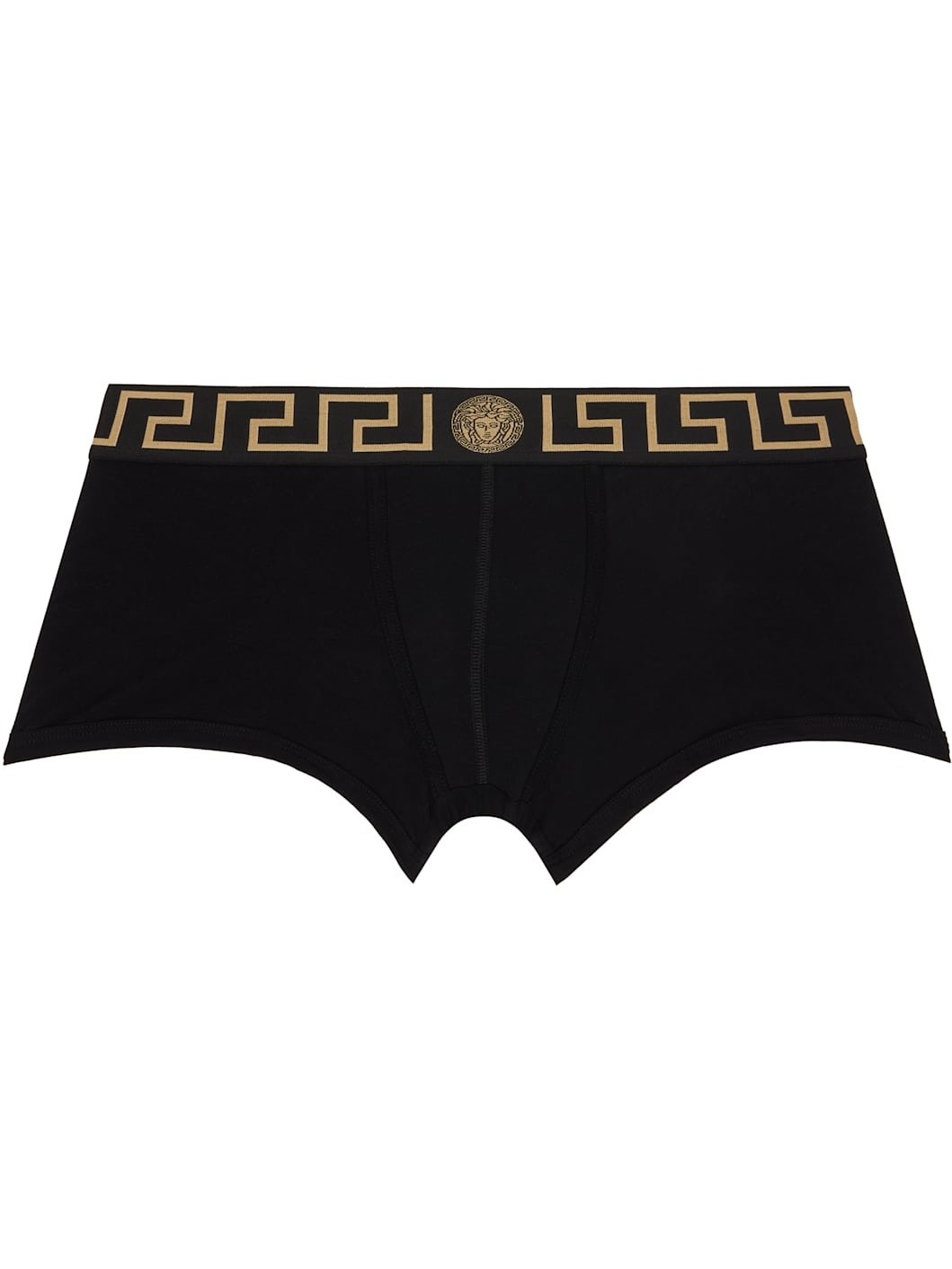 Three-Pack Black Greca Border Trunks Boxer Briefs - 2