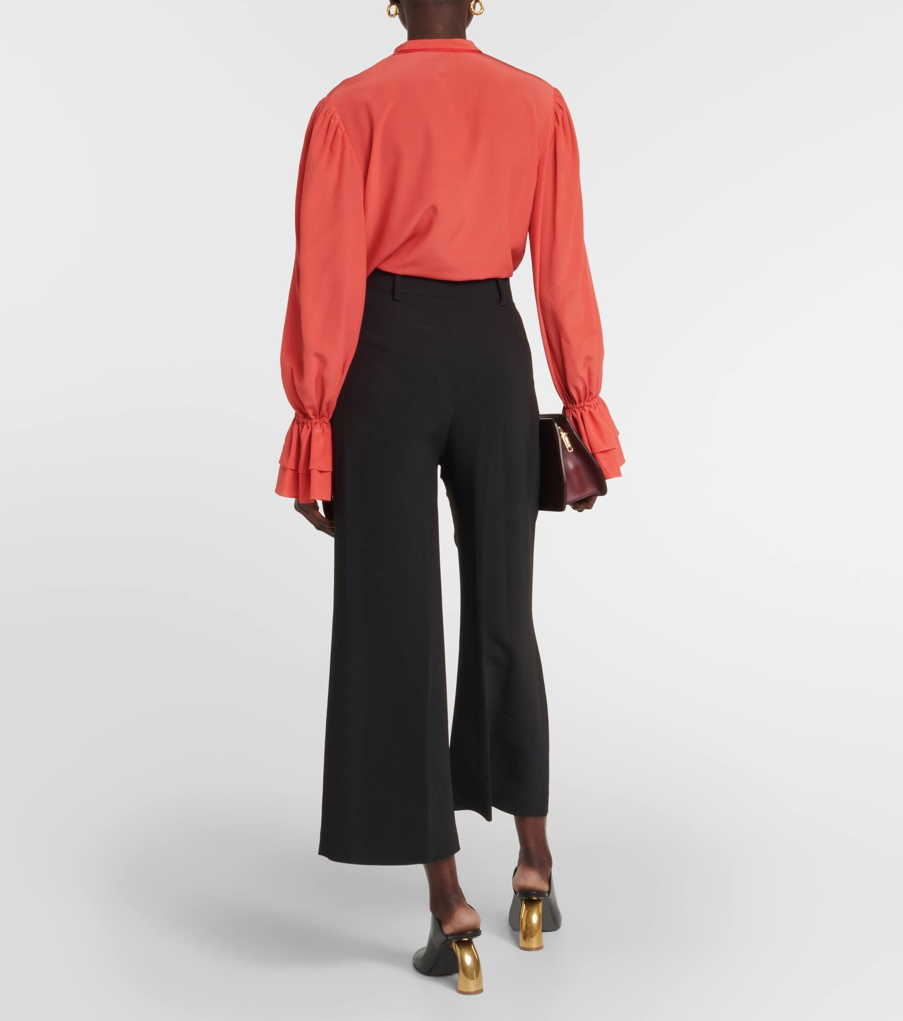 High-rise wide-leg pants - 3