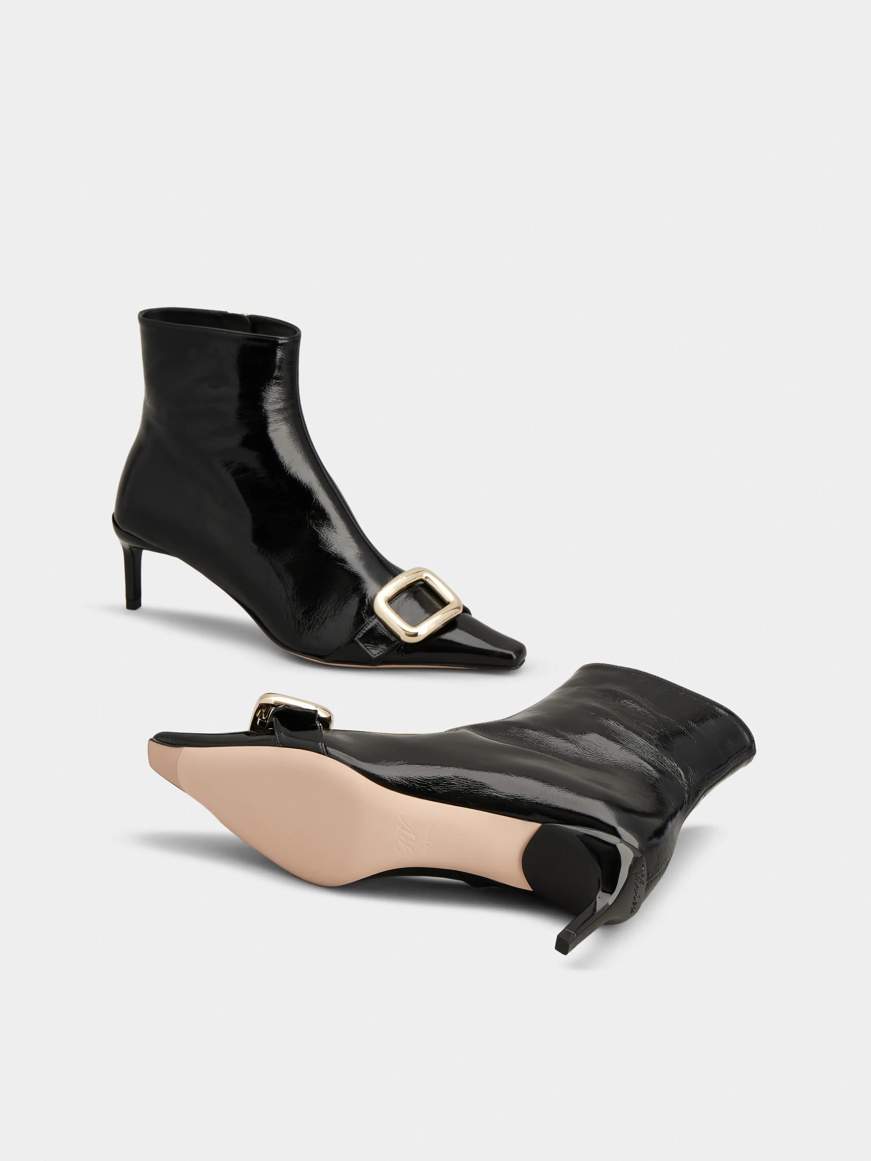 Viv' Canard Booties in leather - 6