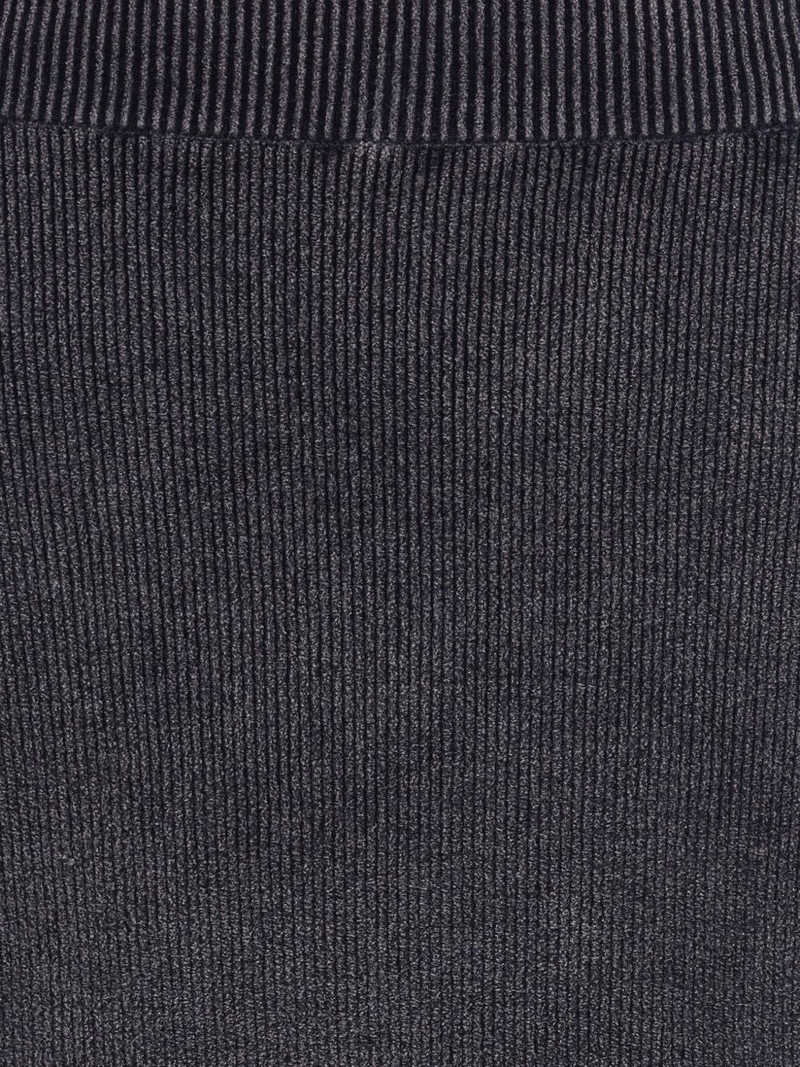 ribbed logo-embossed skirt 5