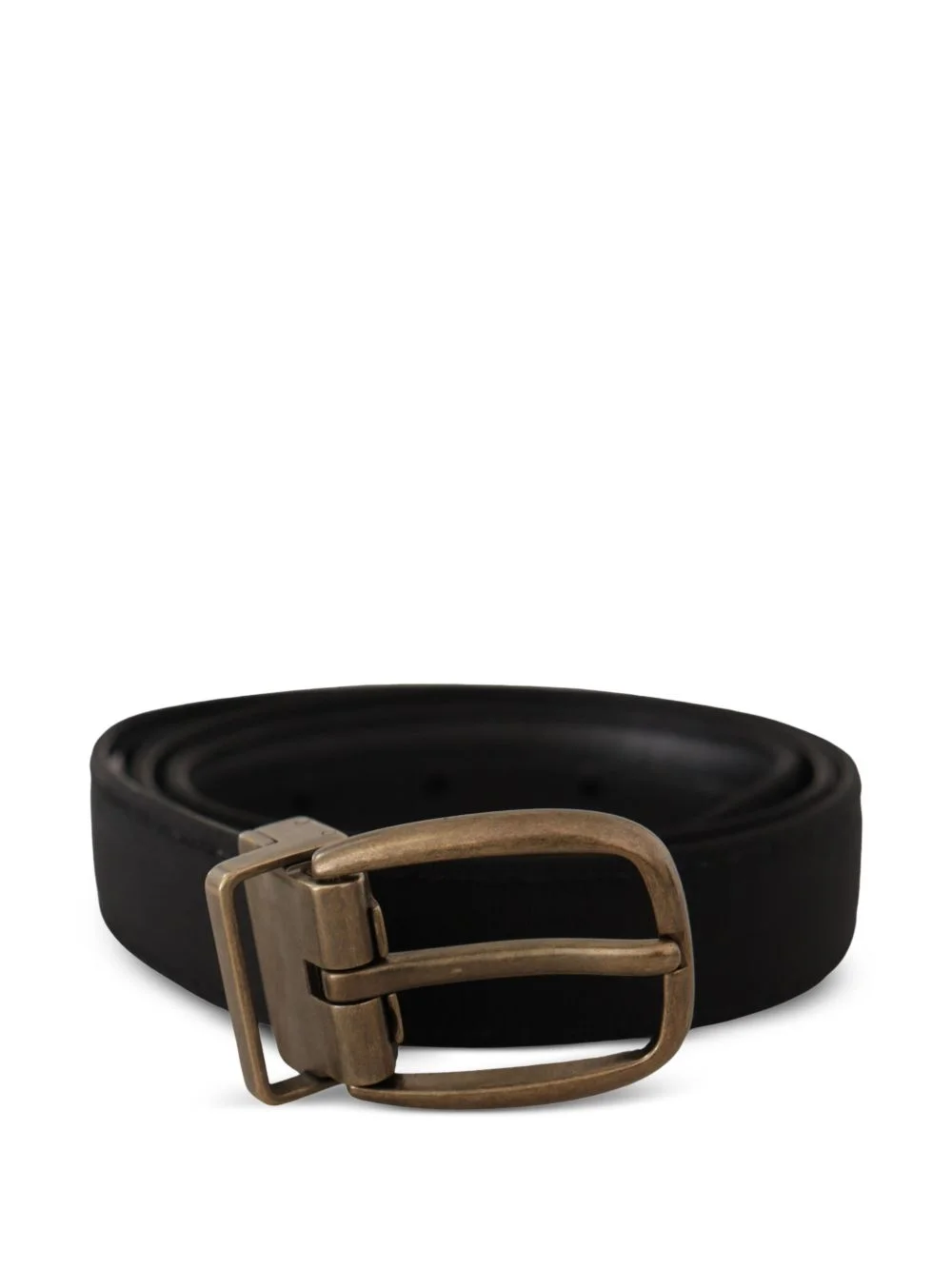buckle leather belt - 1
