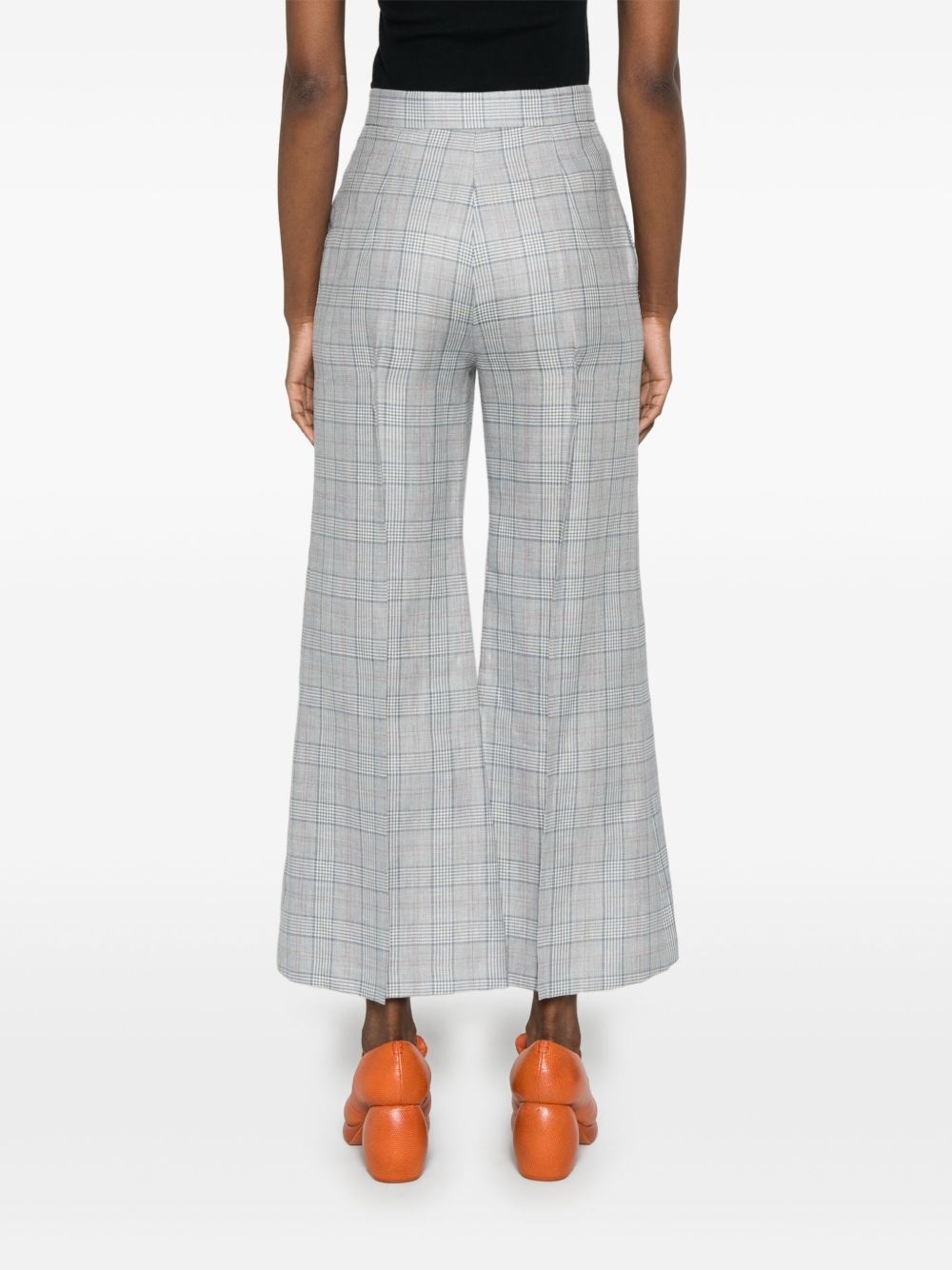 cropped wide trousers - 4