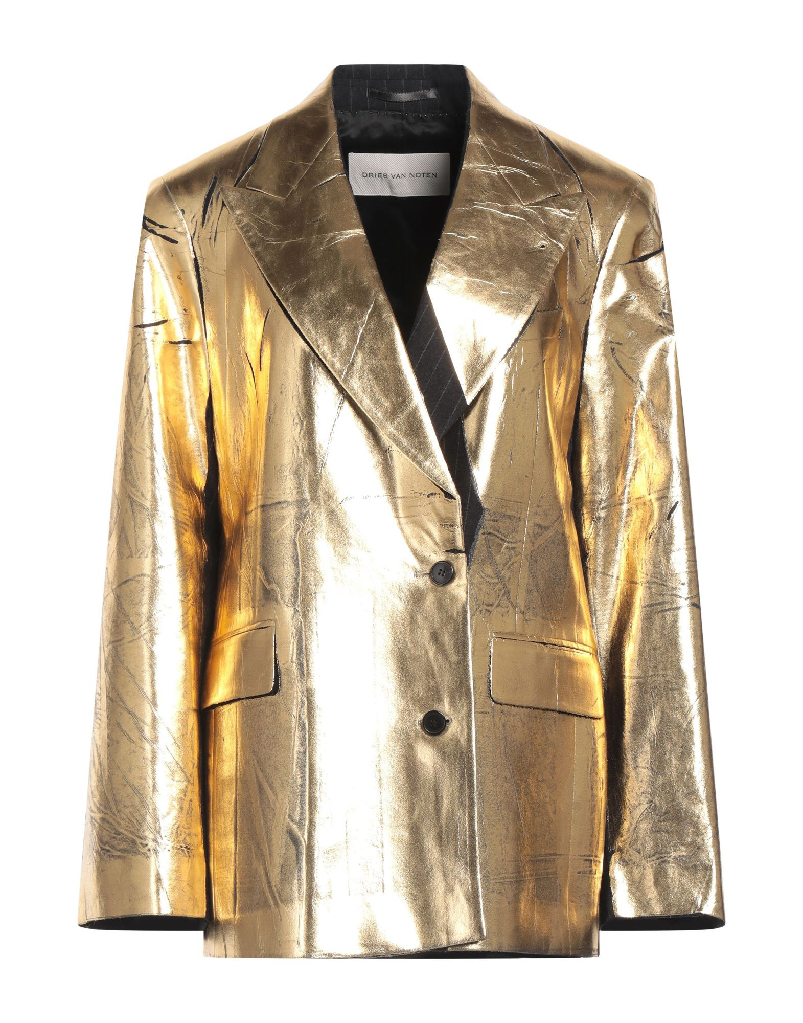 Gold Women's Blazer - 1