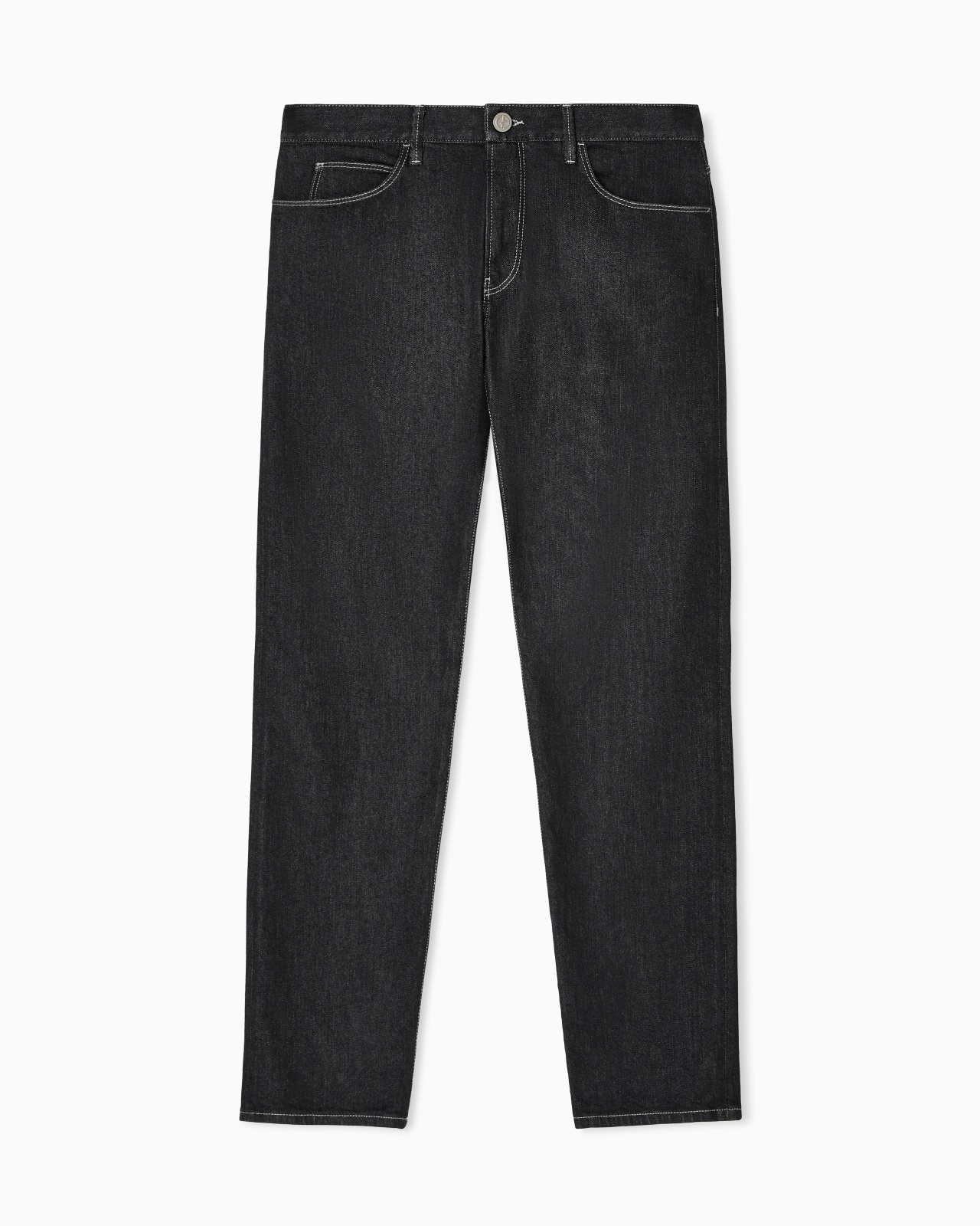 FIVE-POCKET, REGULAR-FIT TROUSERS IN ASV COTTON AND MODAL - 1