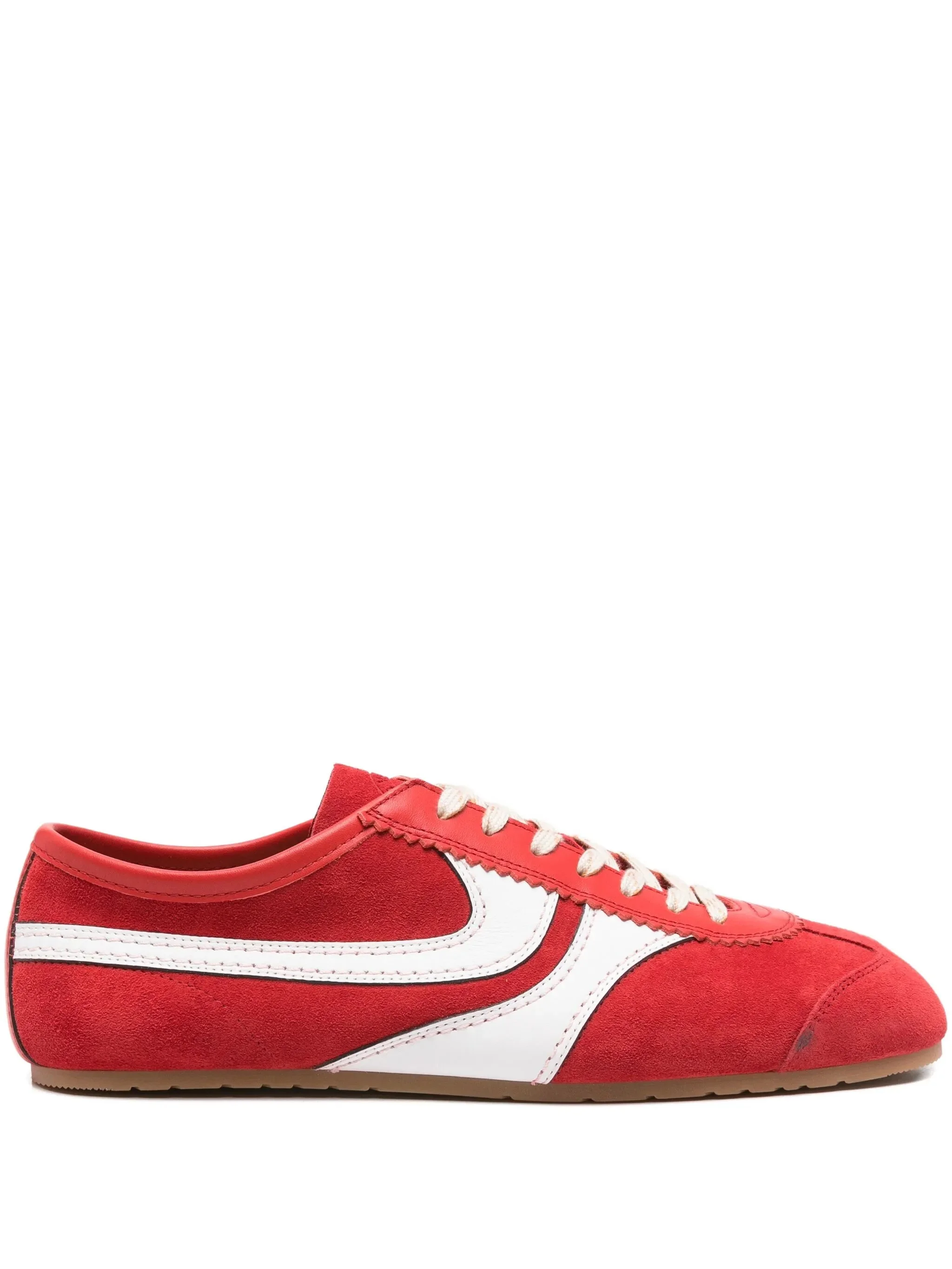 suede leather sneakers - 1