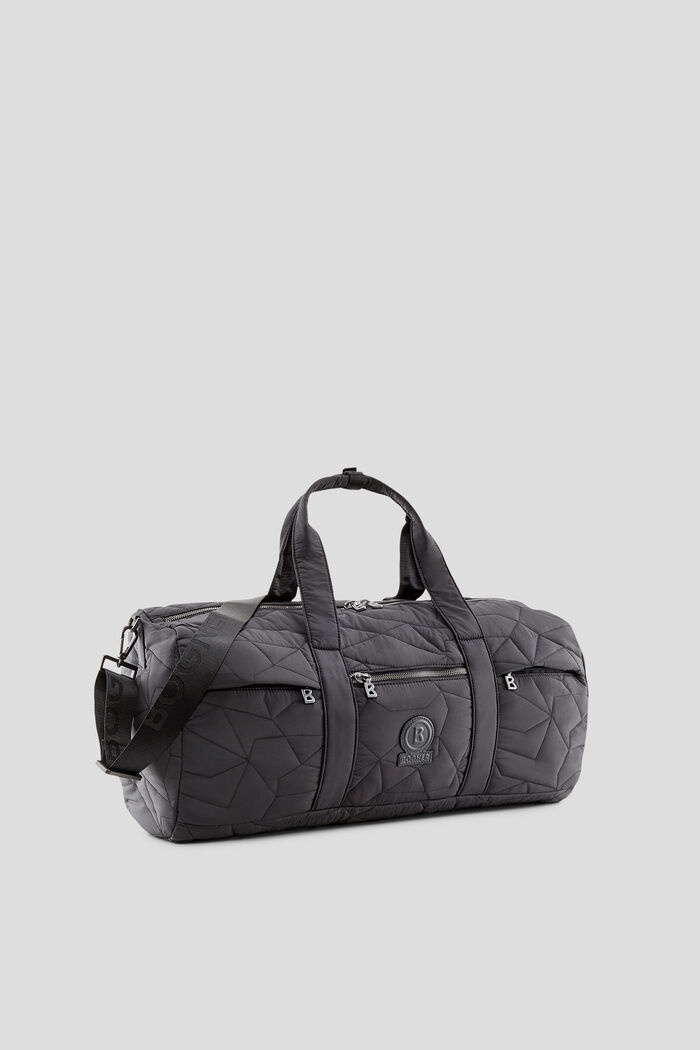 Lio Bavarian wool weekender bag in Black - 2