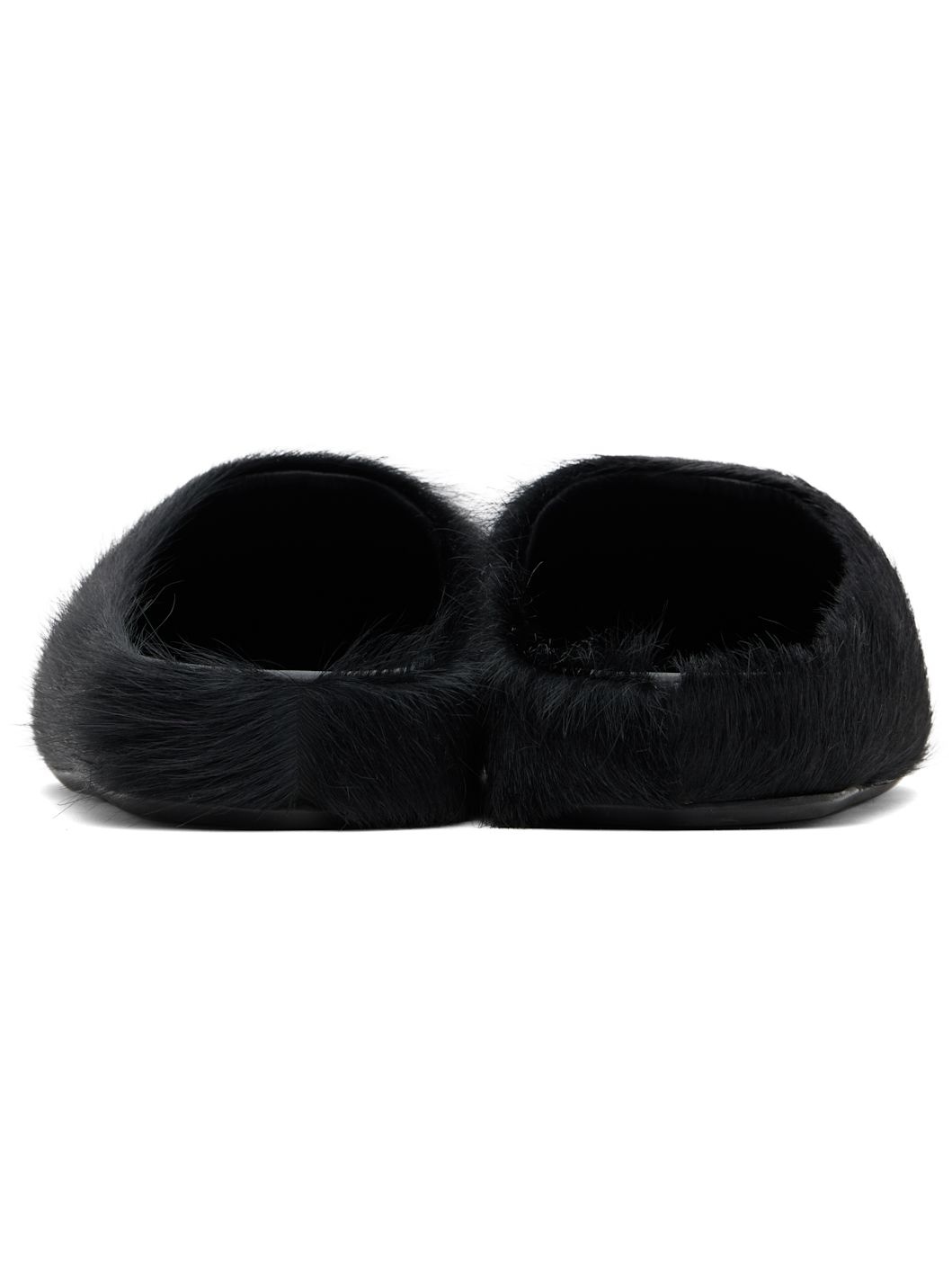 Black Fussbett Sabot Slip-on Loafers - 2