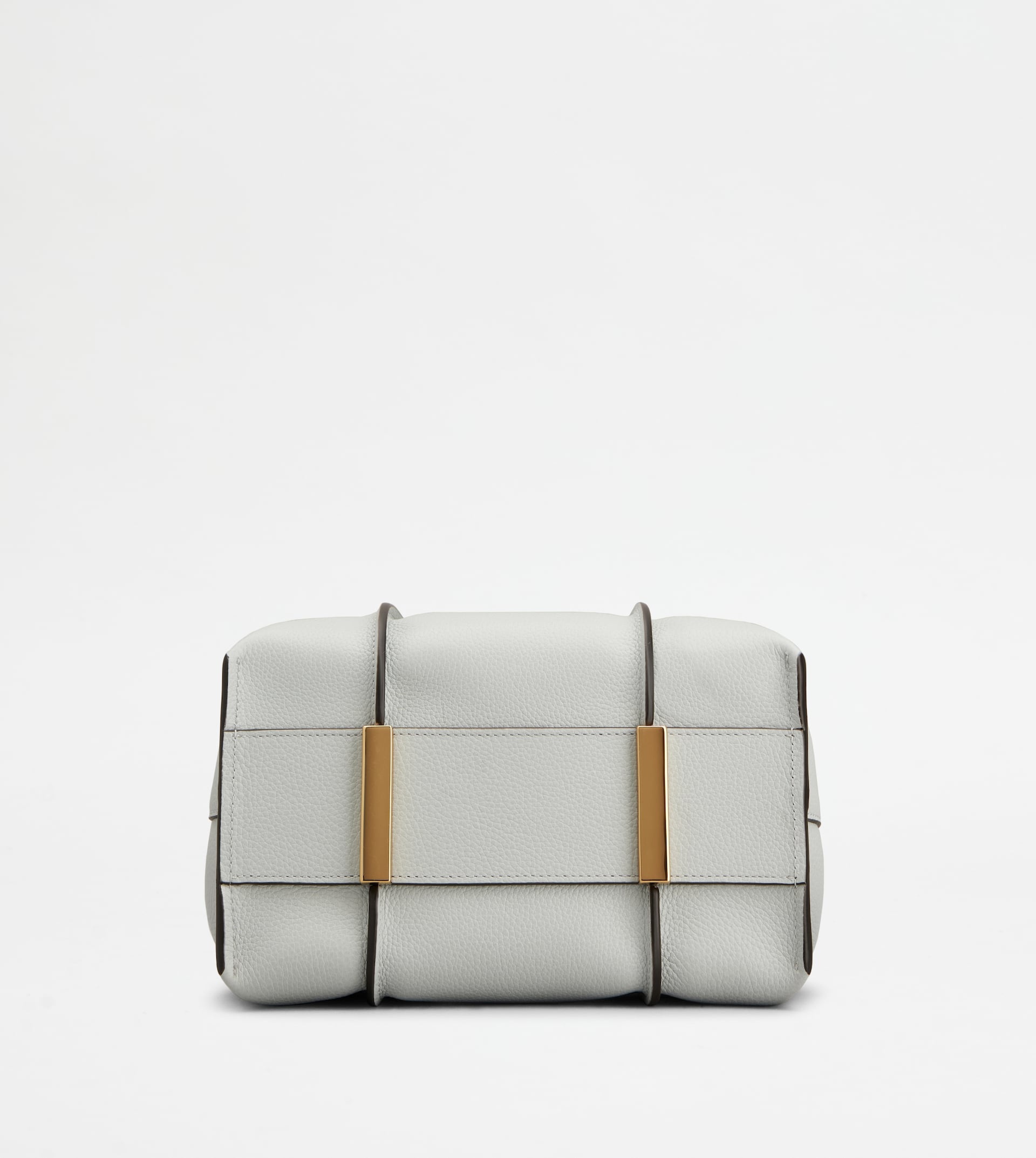 T TIMELESS SHOPPING BAG IN LEATHER MINI - GREY - 3