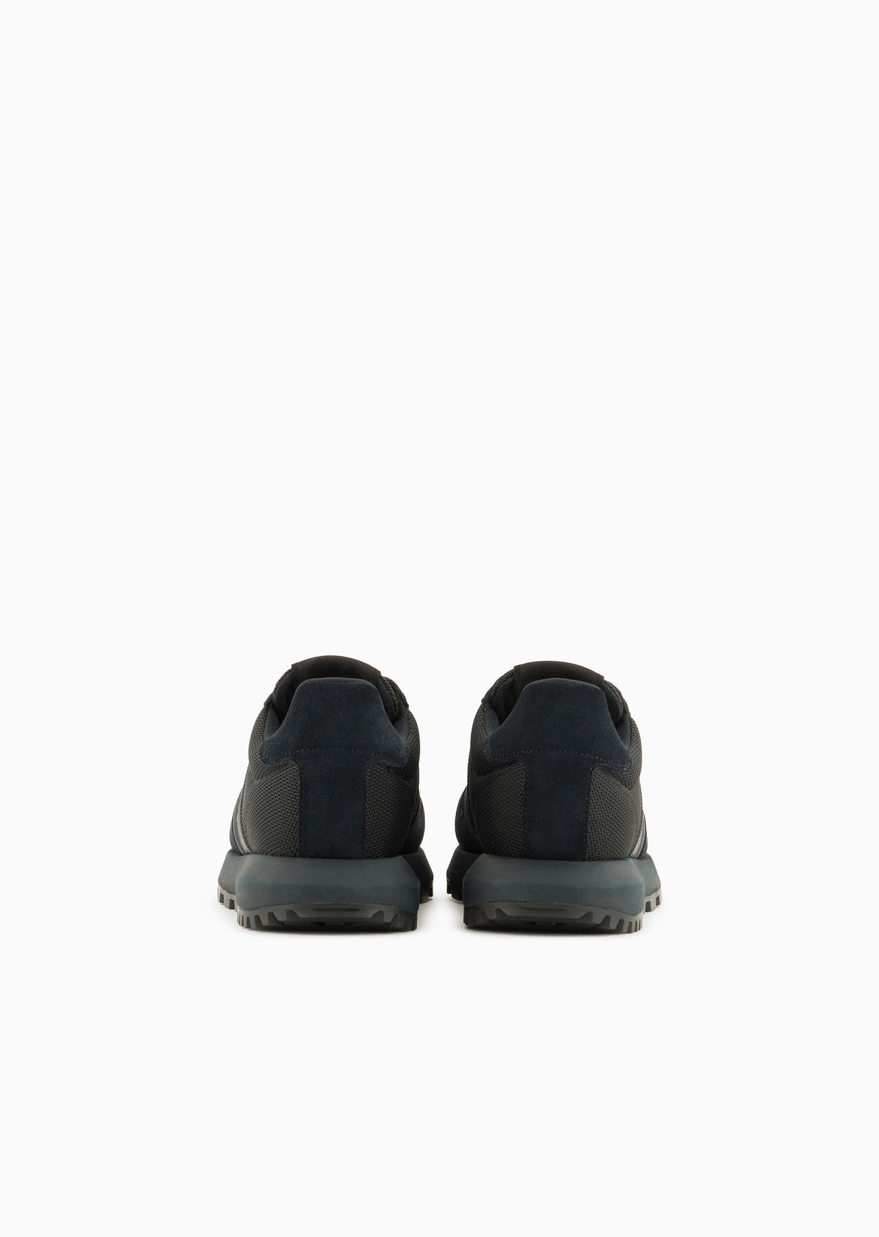 Mesh sneakers with suede details - 4