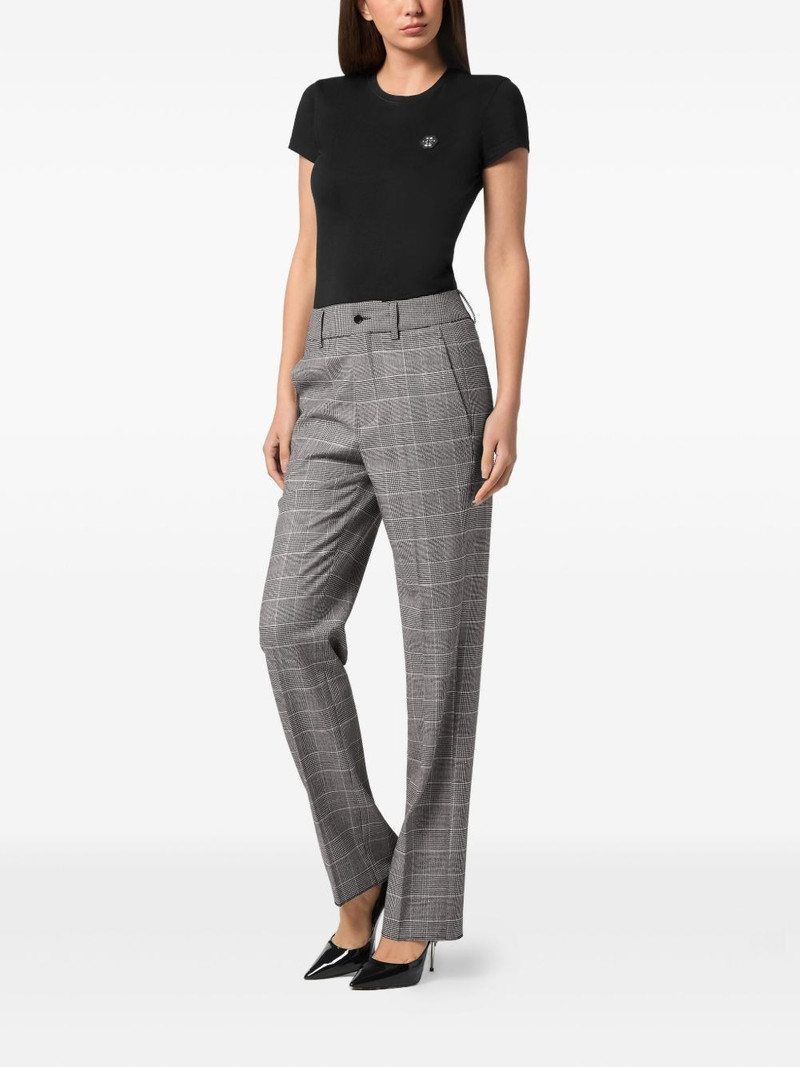 PHILIPP PLEIN prince of wales-pattern trousers outlook