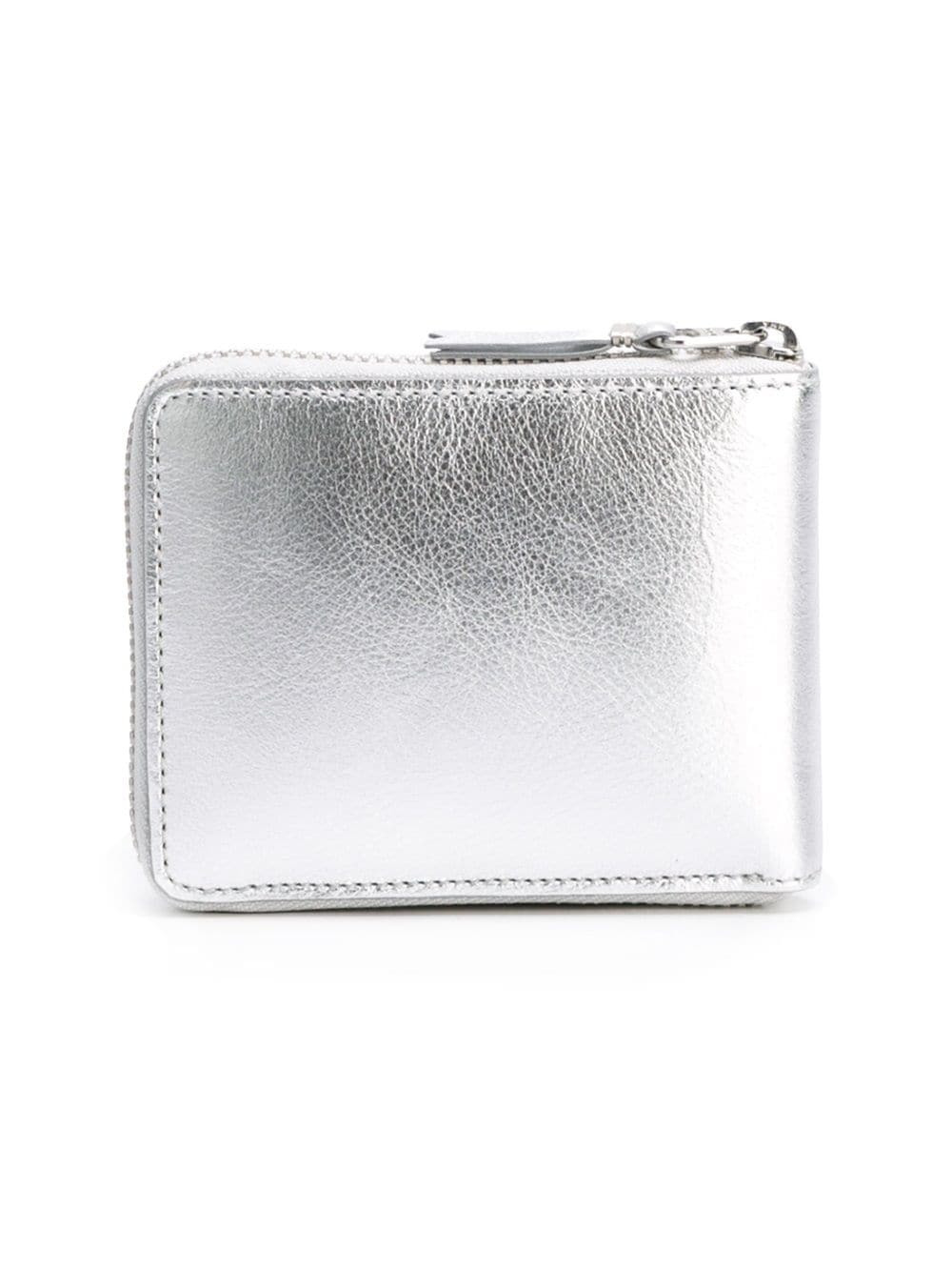 Gold And Silver U Zip Wallet - 2