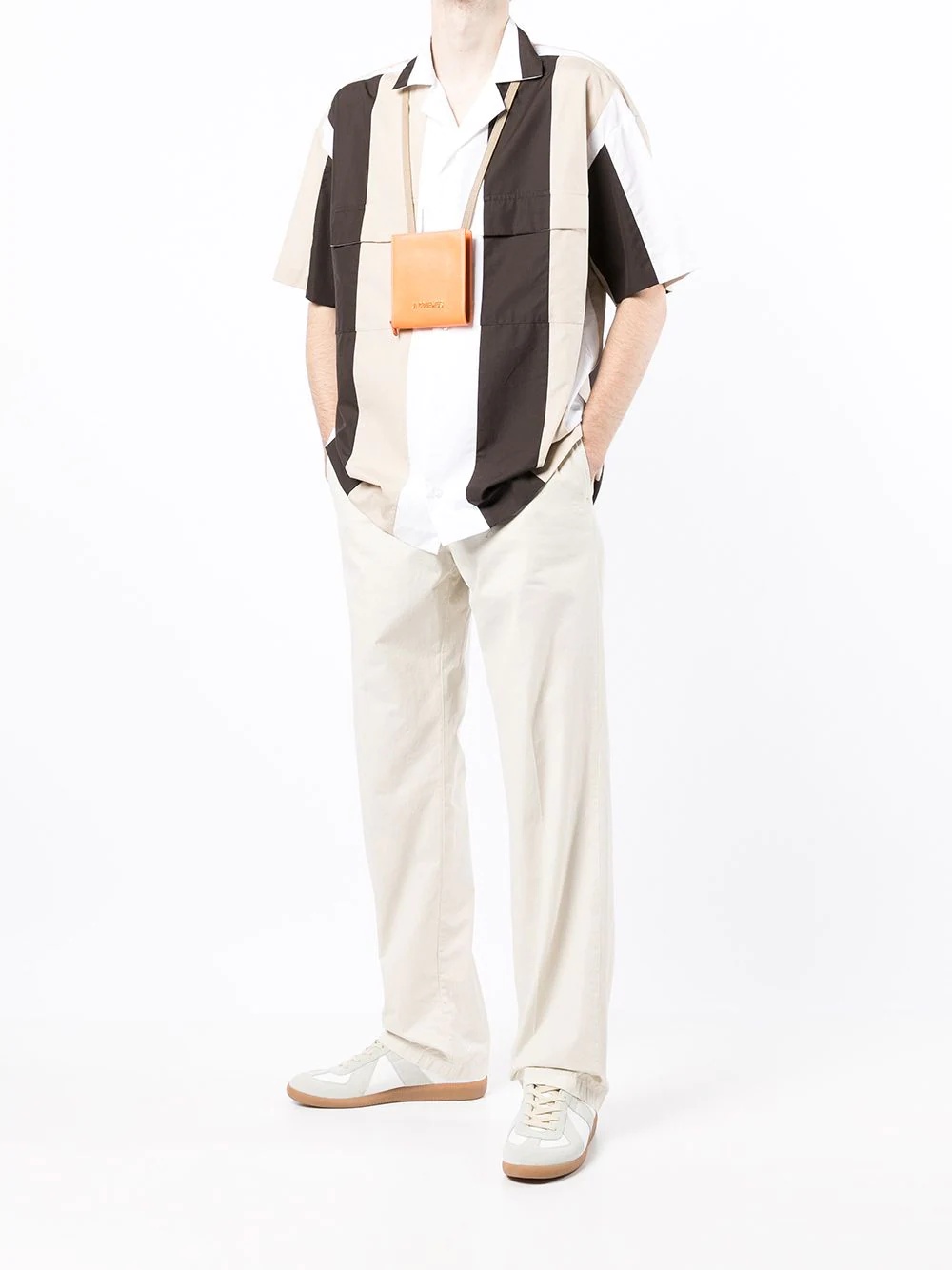 mid-rise straight-leg chinos - 2