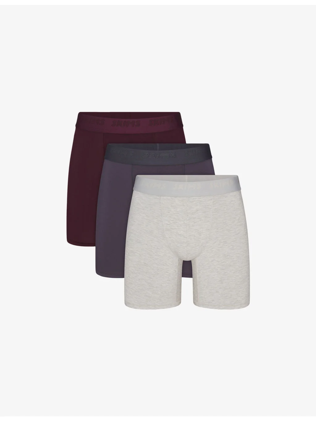 Branded-Waistband Pack of Three Stretch-Jersey Boxer Briefs - 1