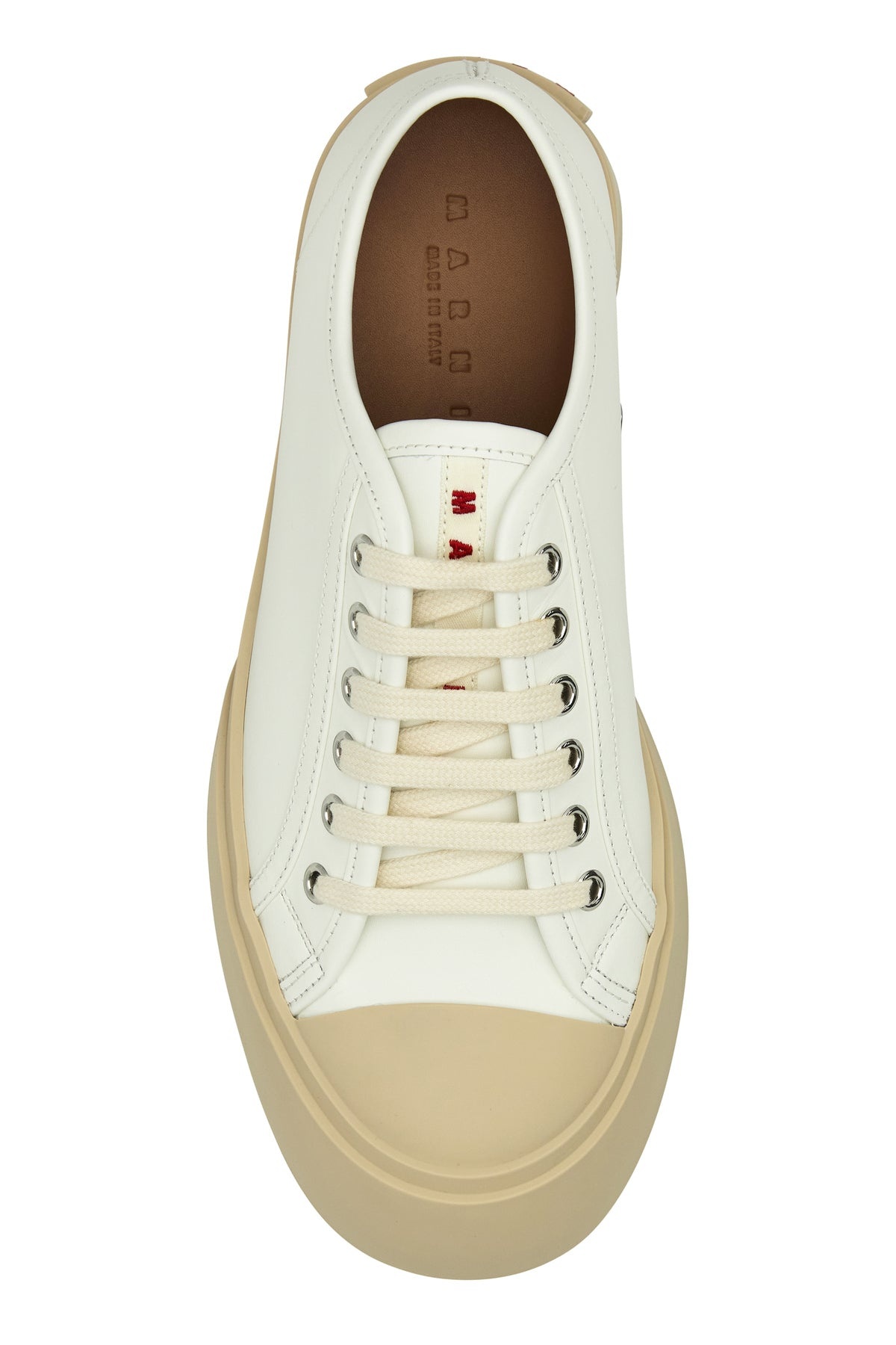 White leather Pablo sneakers - 4