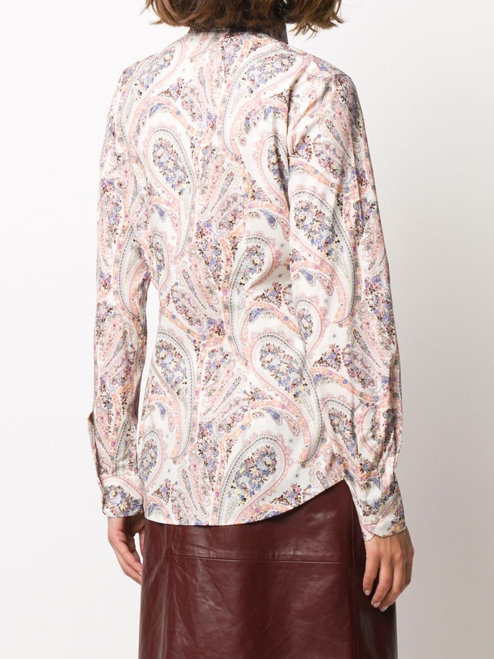 paisley print shirt - 4