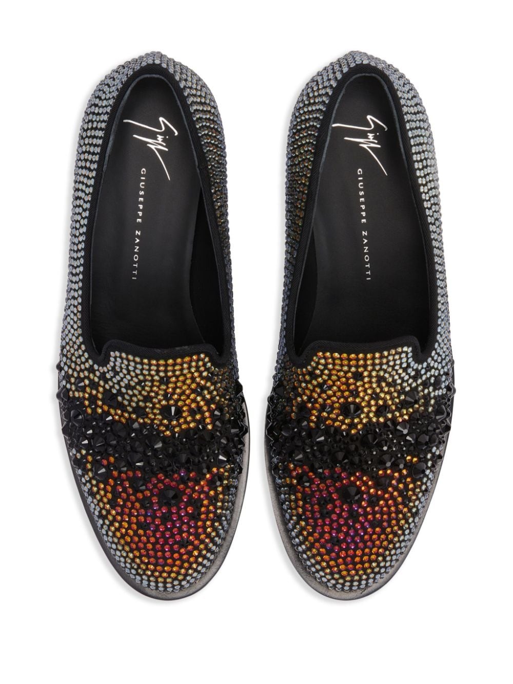 Matildha crystal-embellished loafers - 4