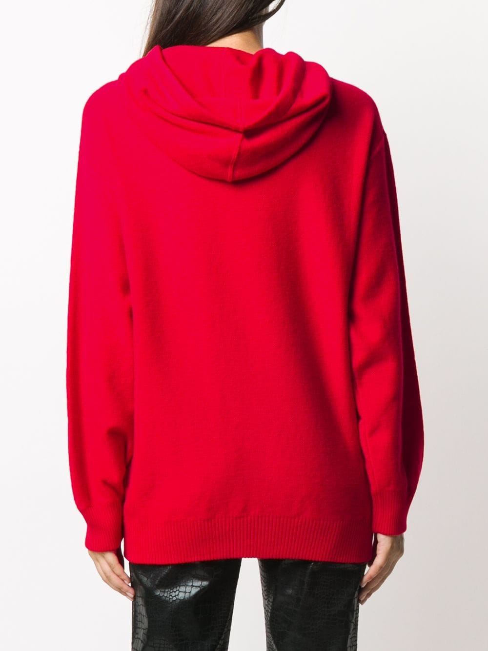 oversized medusa motif hoodie - 4