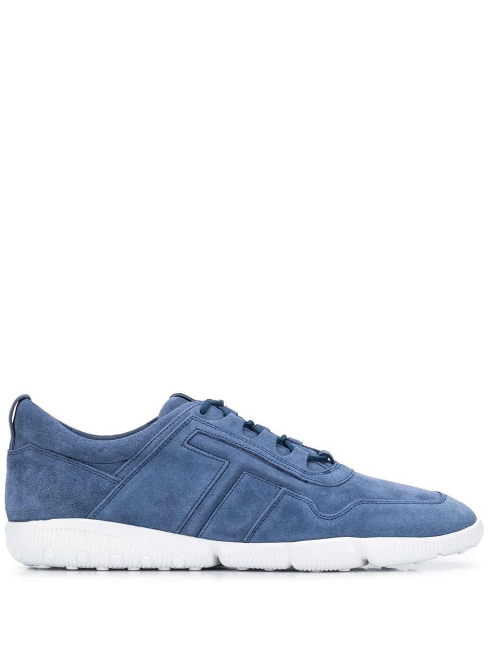 suede low-top sneakers - 1