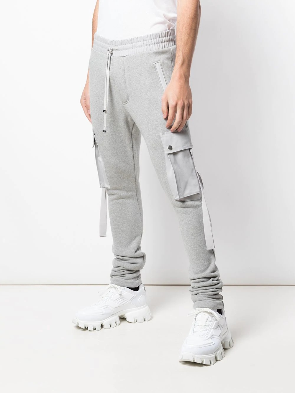 slim fit track pants - 3