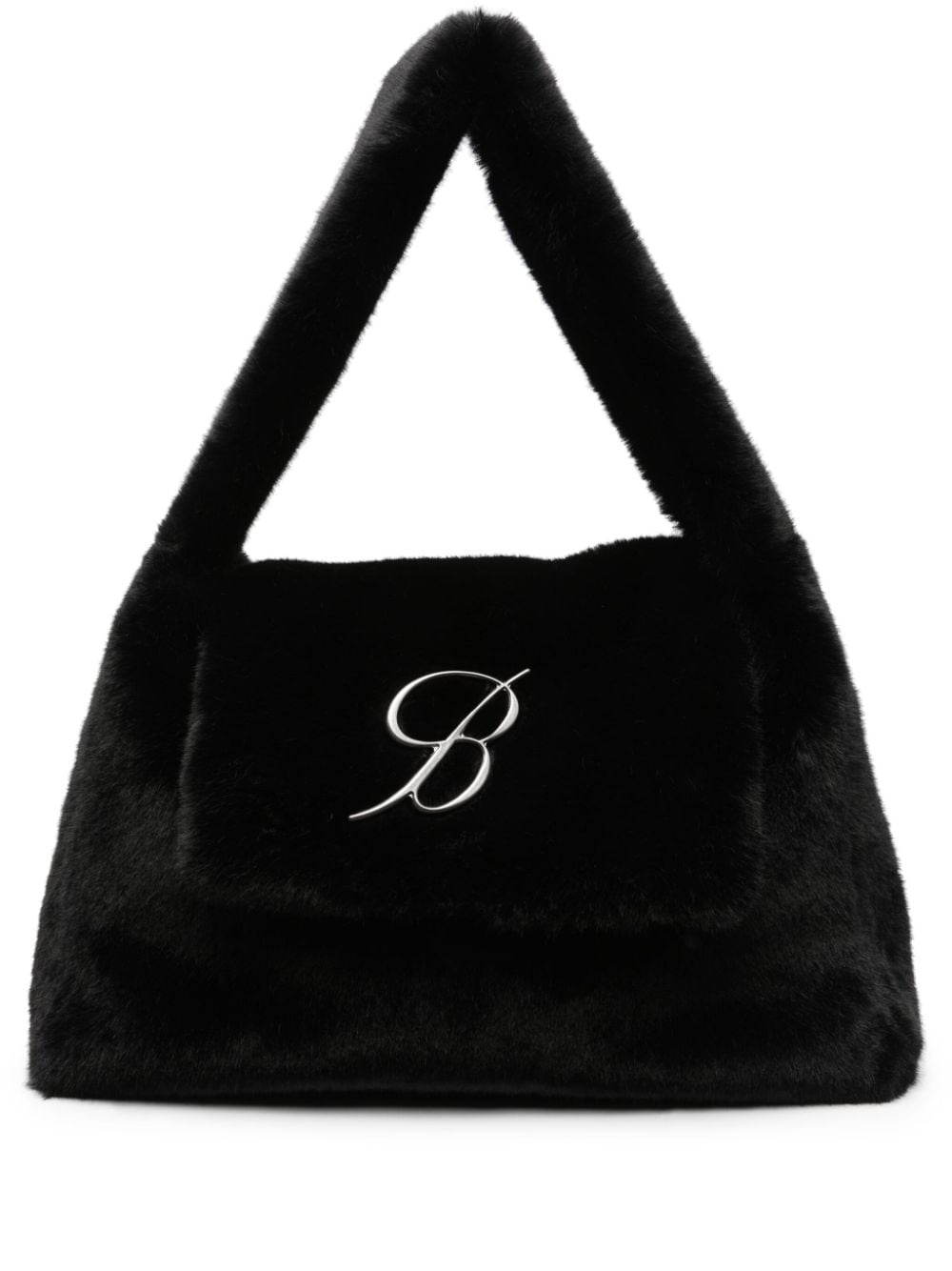 logo-lettering slouch-body tote bag - 1