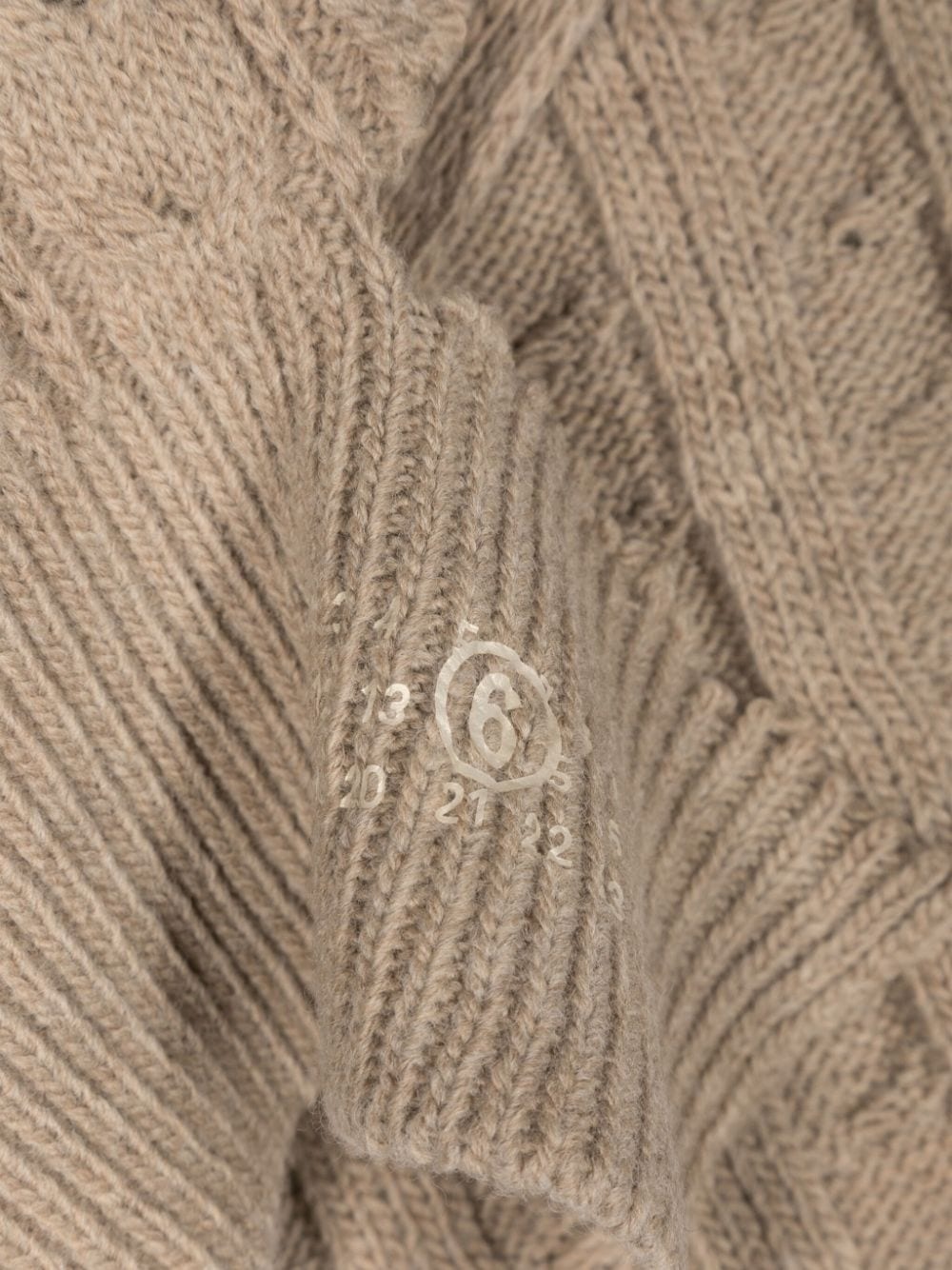 logo-print wool-blend scarf - 3
