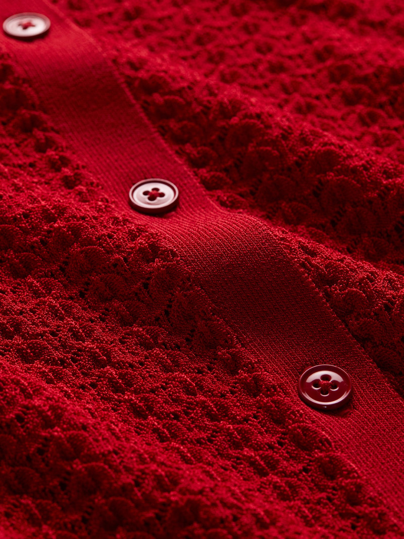 CARSON POINTELLE CARDIGAN 3