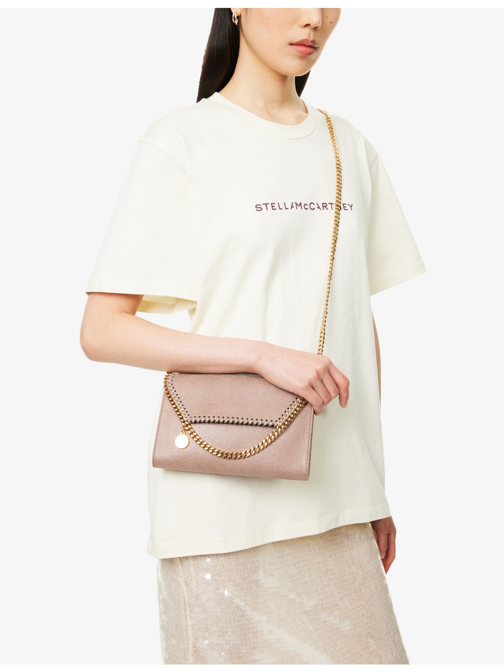 Falabella Faux-Leather Chain Wallet - 6