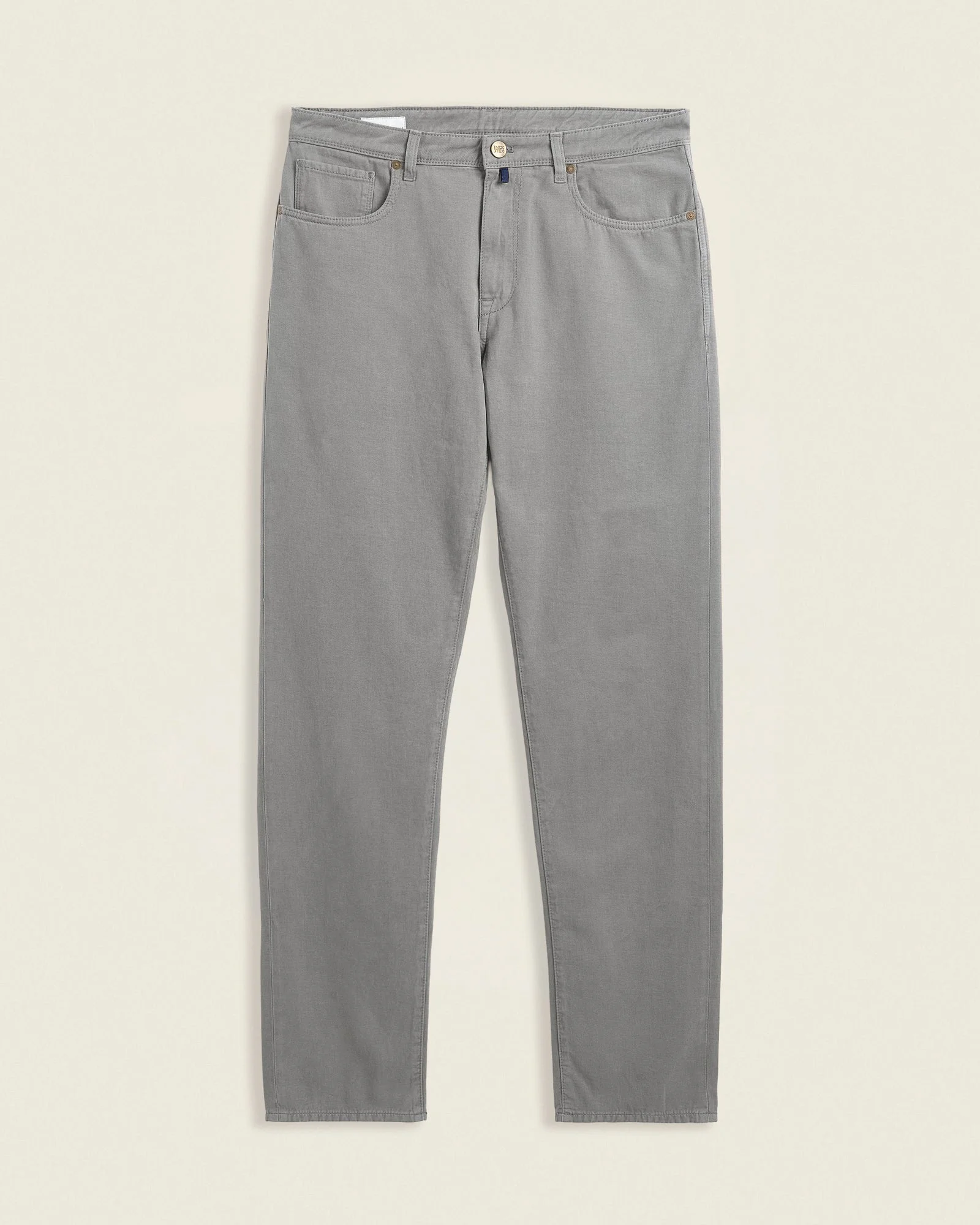 Regular fit cotton and cashmere fivepocket trousers - 1