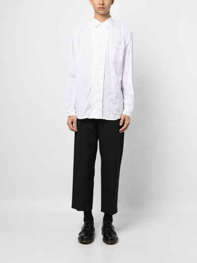 UNDERCOVER long-sleeve cotton shirt outlook