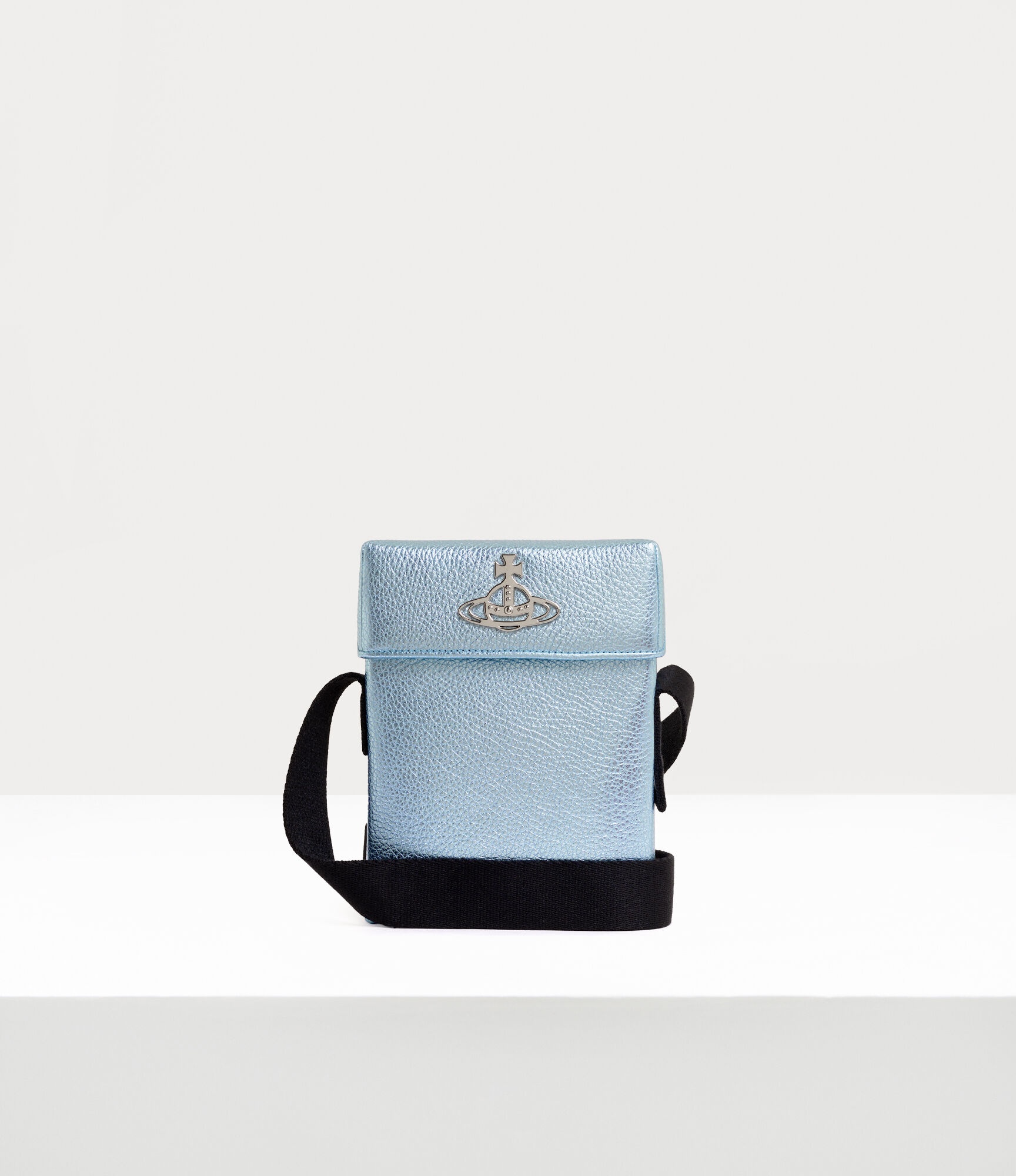 GRAIN LEATHER CROSSBODY BAG - 1