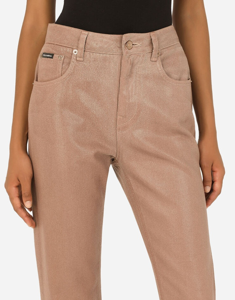 Frosted denim boyfriend jeans 4